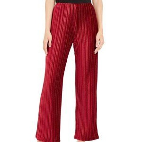 Alfani Pants - Alfani Lipstick Red Velvet plus size Pull On Pant
